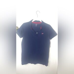 Vineyard Vines Polo in Navy and Red